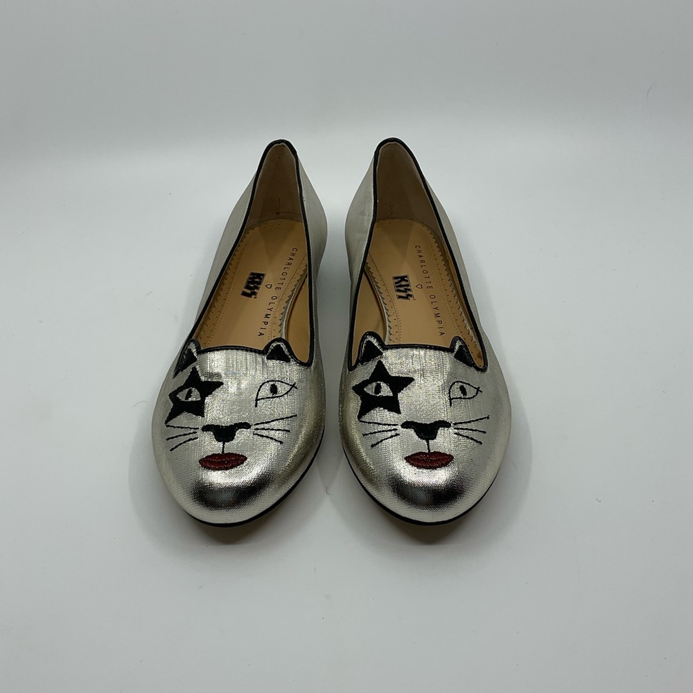 Charlotte Olympia x KISS Kiss Kitty Unplugged Flats - Picture 9 of 13